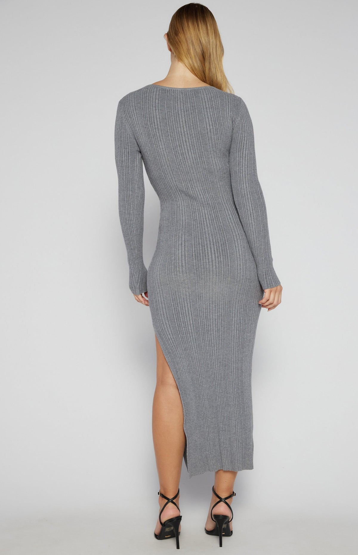 The Delilah Ribbed Midi Dress