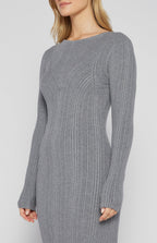 The Delilah Ribbed Midi Dress