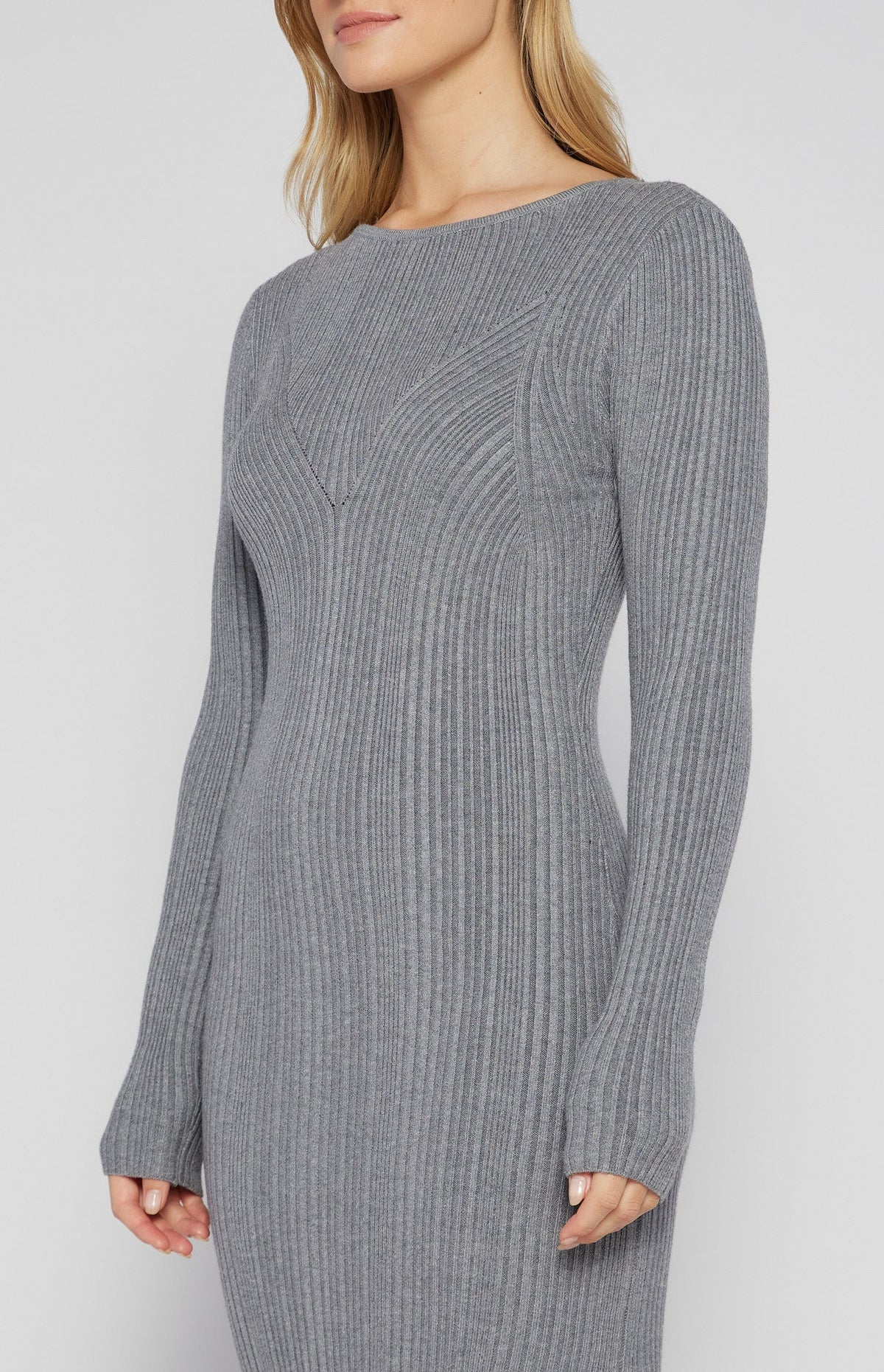 The Delilah Ribbed Midi Dress
