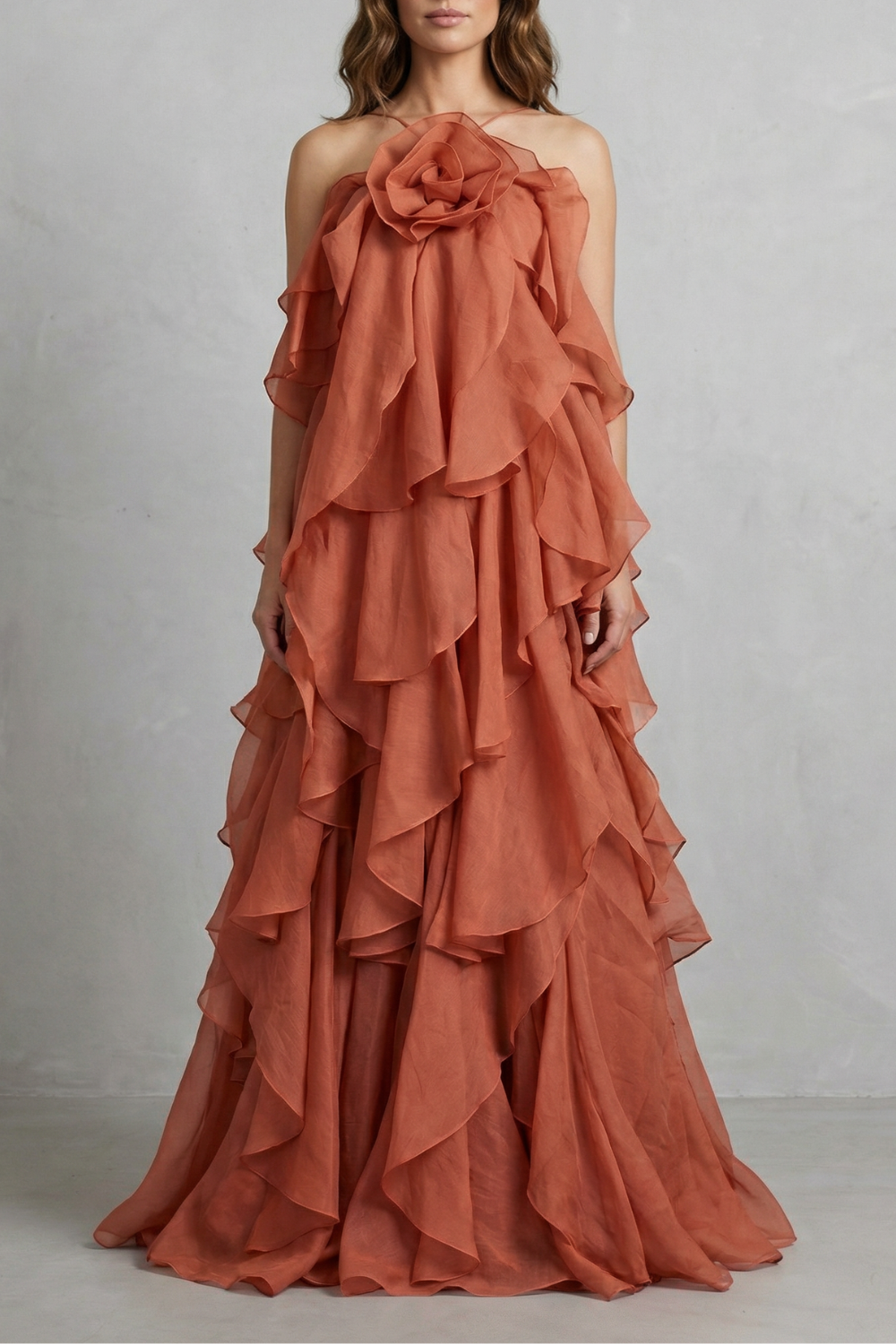 Bellarose | Women's Layered Ruffle Statement Maxi Dress