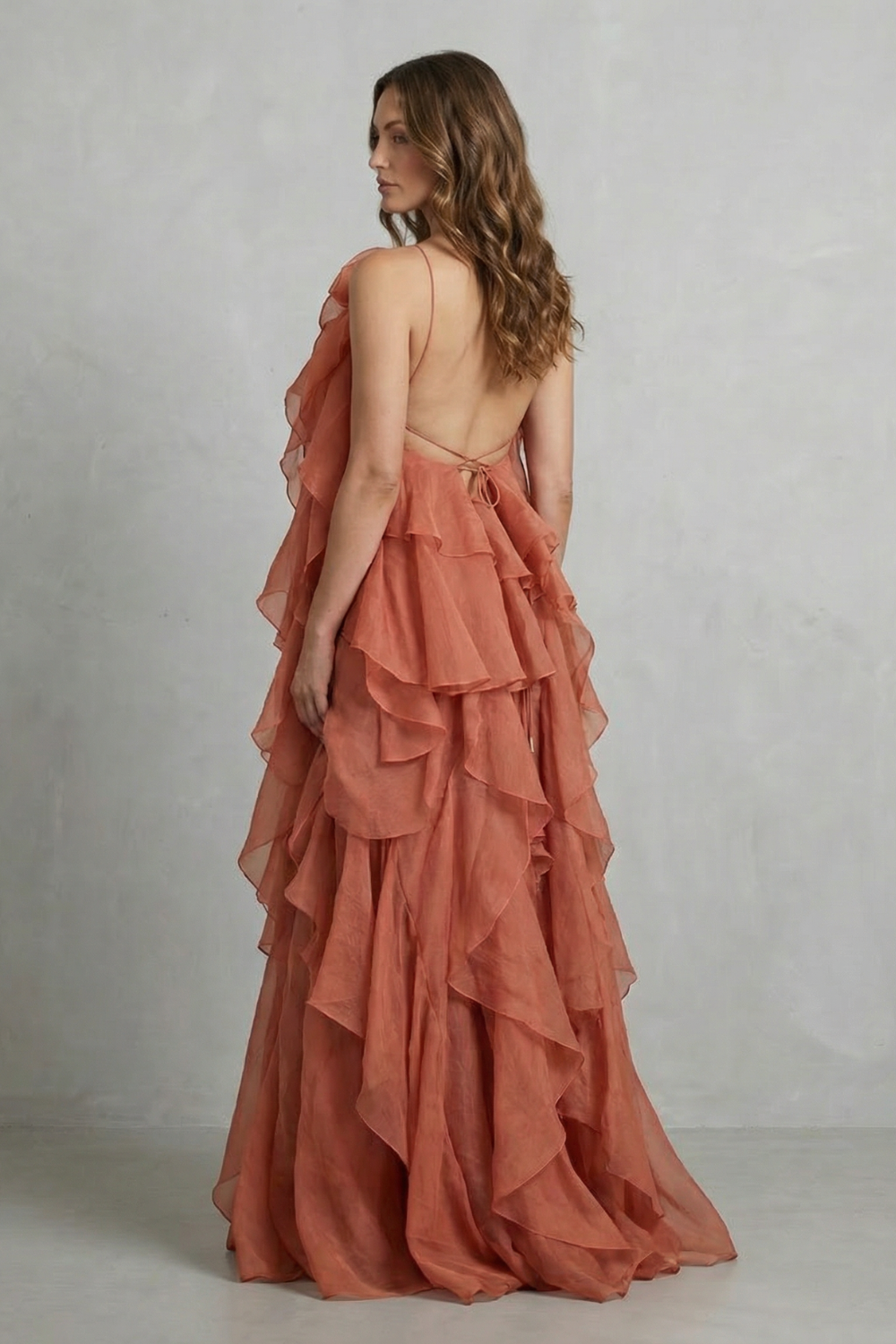 Bellarose | Women's Layered Ruffle Statement Maxi Dress