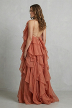 Bellarose | Women's Layered Ruffle Statement Maxi Dress