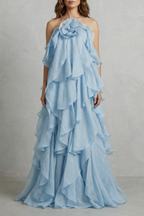 Bellarose | Women's Layered Ruffle Statement Maxi Dress
