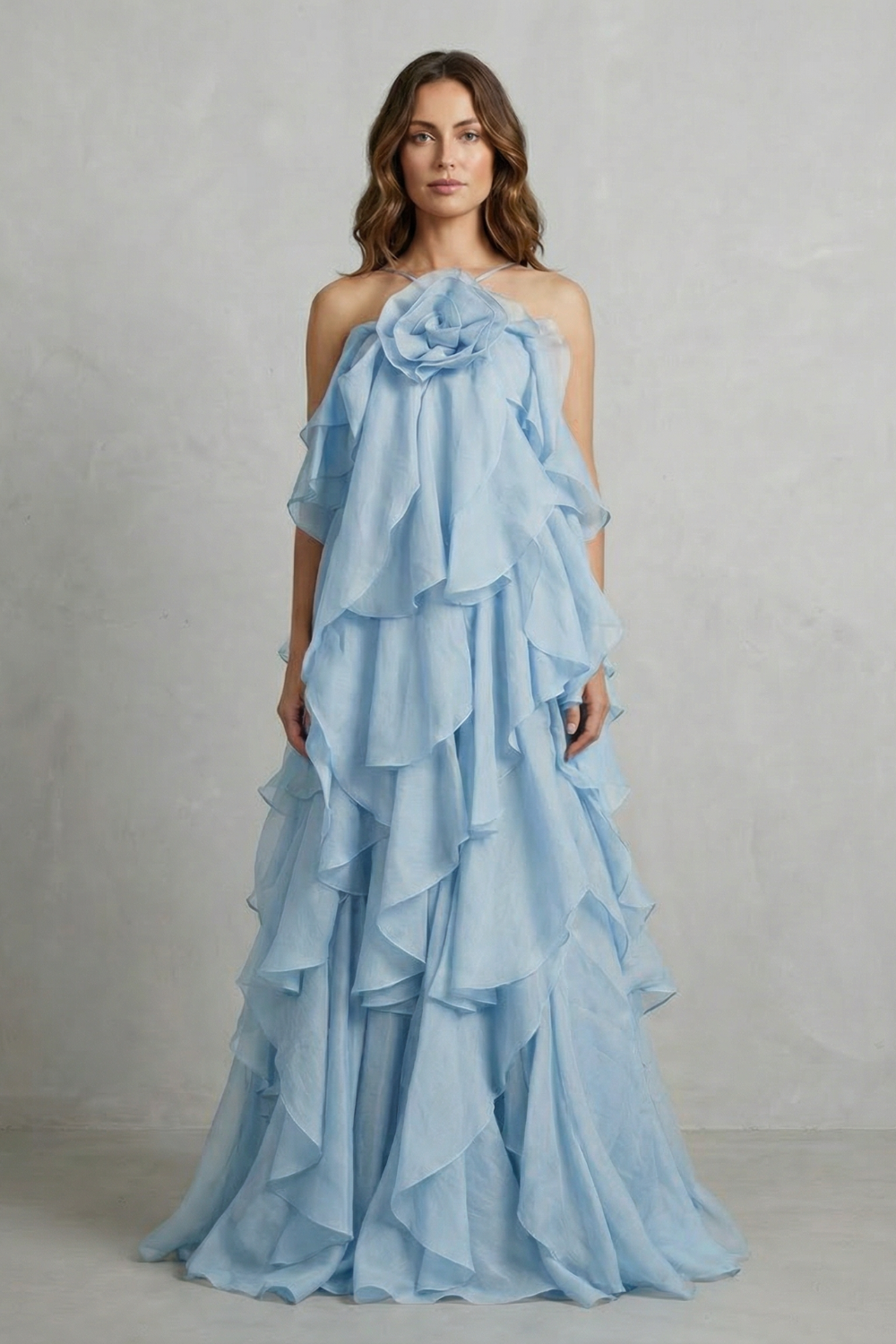 Bellarose | Women's Layered Ruffle Statement Maxi Dress