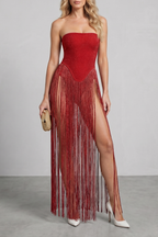 Brivelle | Women's Fringe Panel Allure Mini Dress