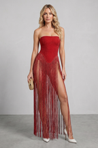 Brivelle | Women's Fringe Panel Allure Mini Dress