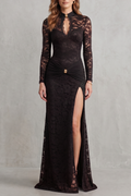 Lunéa | Women's Lace Cut-out Allure Maxi Dress