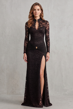 Lunéa | Women's Lace Cut-out Allure Maxi Dress