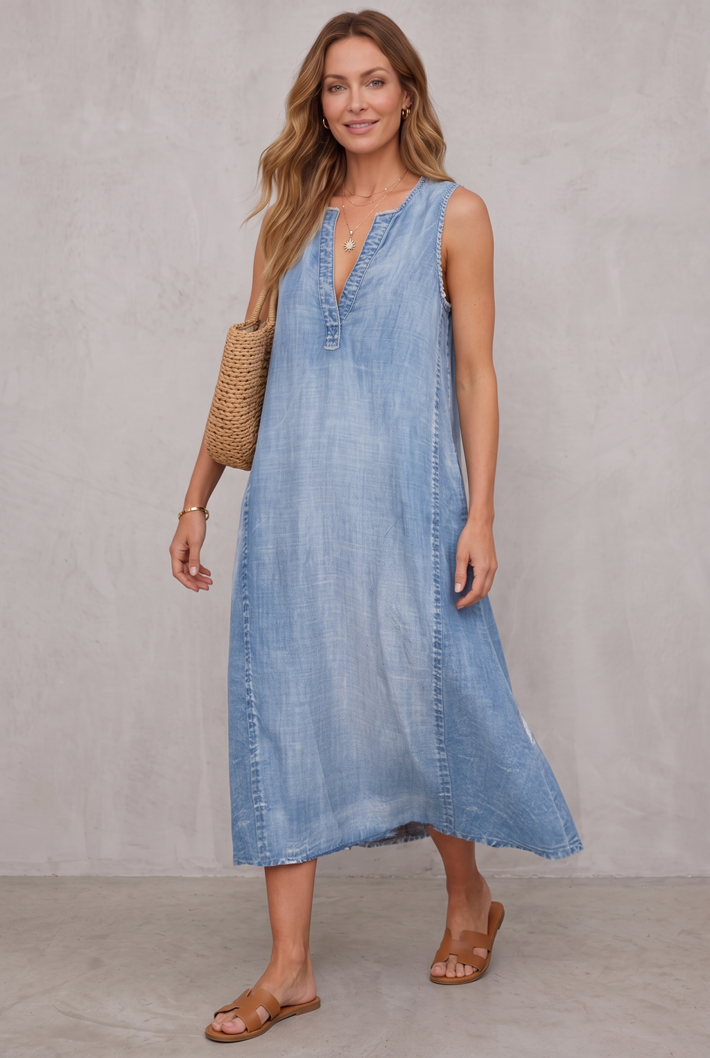 Casual Denim Dress