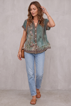 Braila | Watercolor Petal Blouse