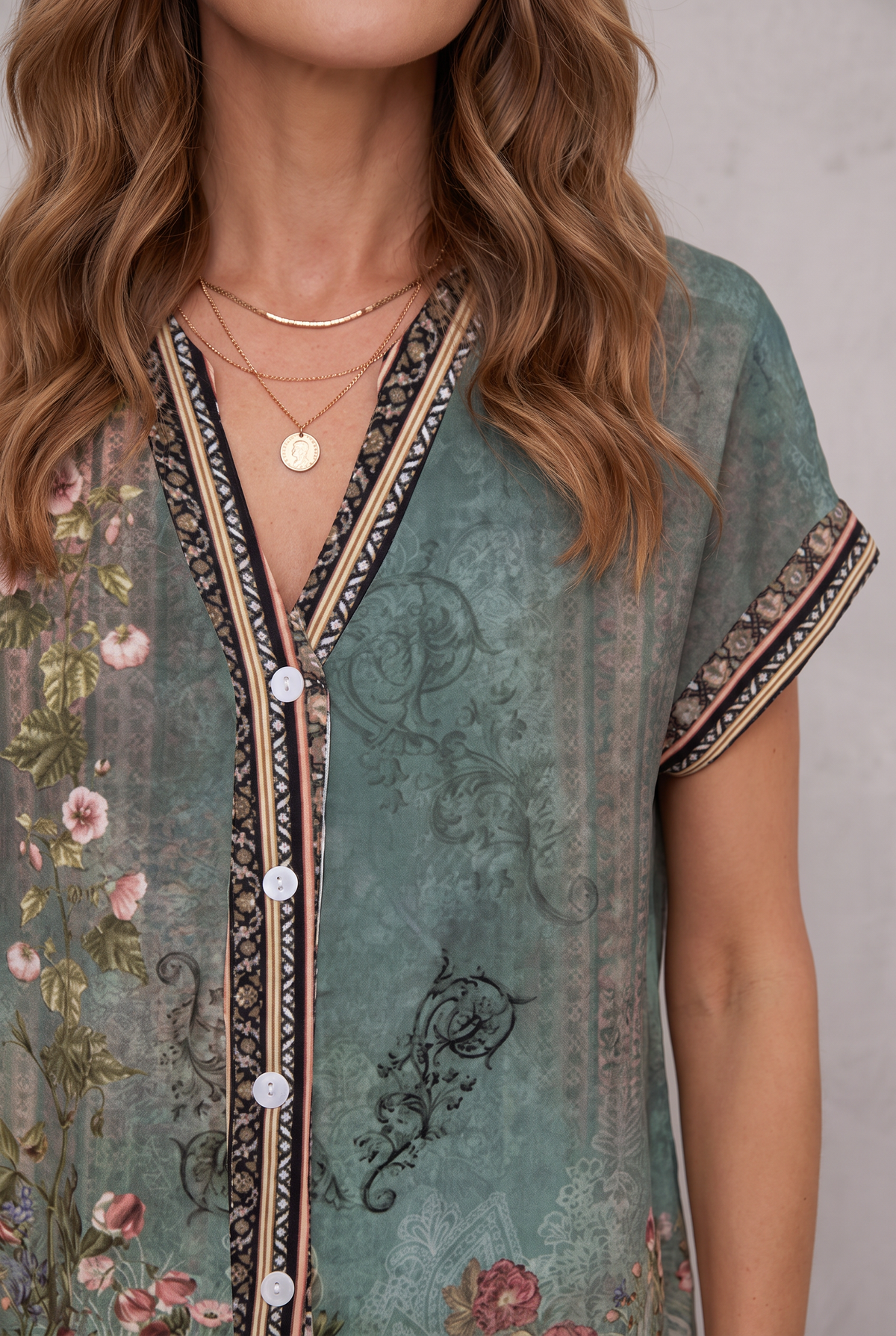 Braila | Watercolor Petal Blouse