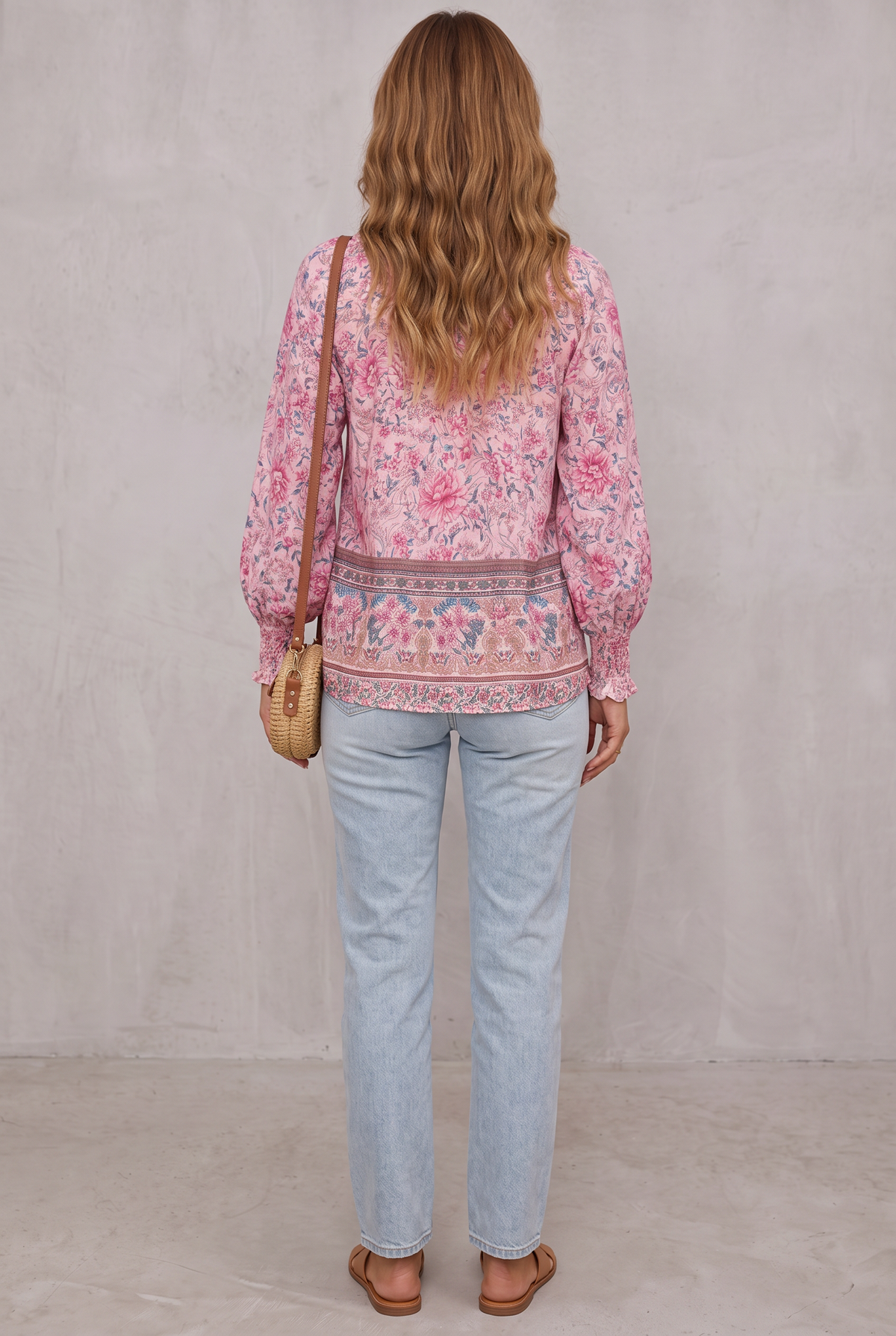 Hoya | Bohemian Blouse with Flowers