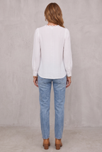 Alison | Women's Blouse - Pleated Comfortable Fit