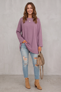 Sophie Laurent | Relaxed Long Sleeve Tunic Top For Women