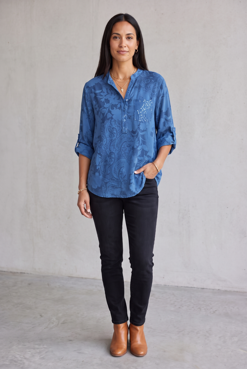 Pauline | Elegant Sequin Top