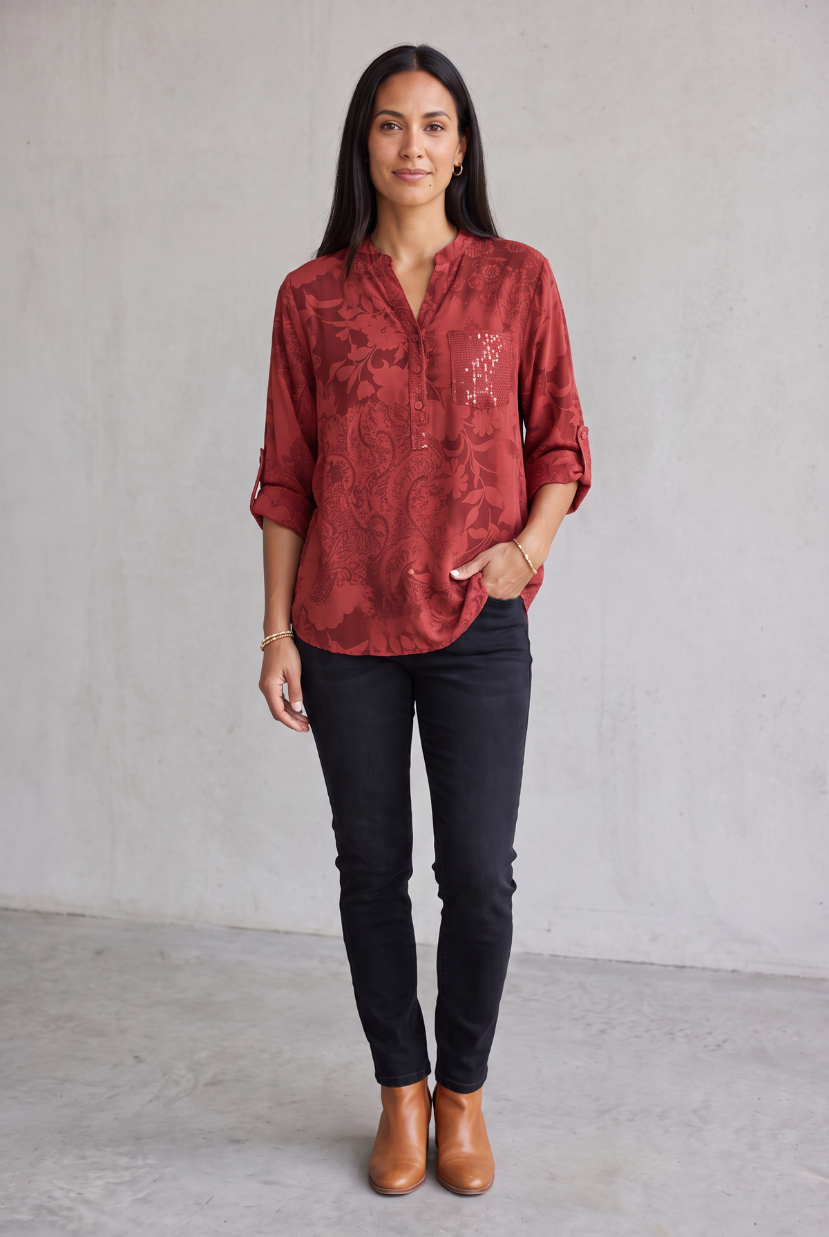 Pauline | Elegant Sequin Top