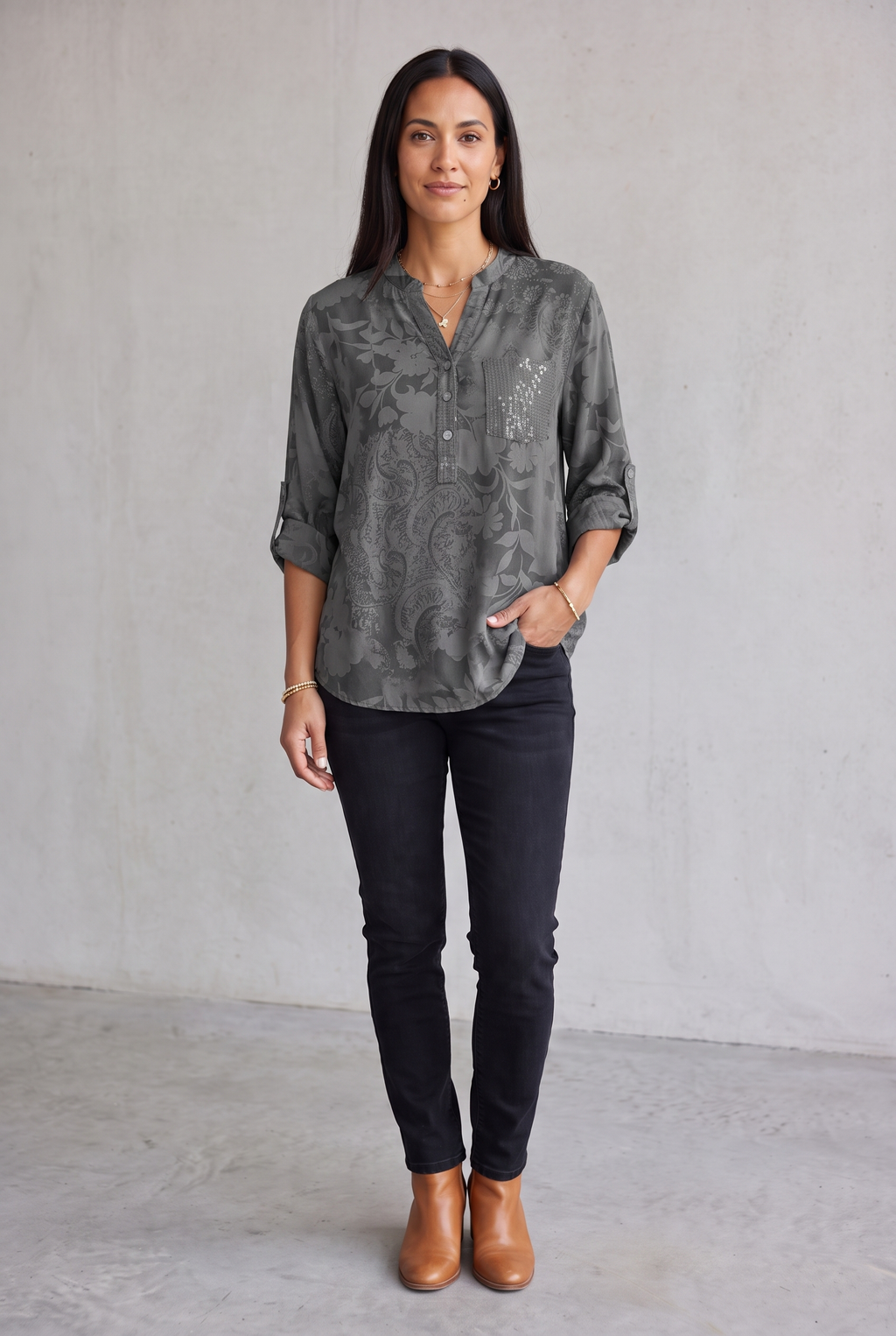 Pauline | Elegant Sequin Top