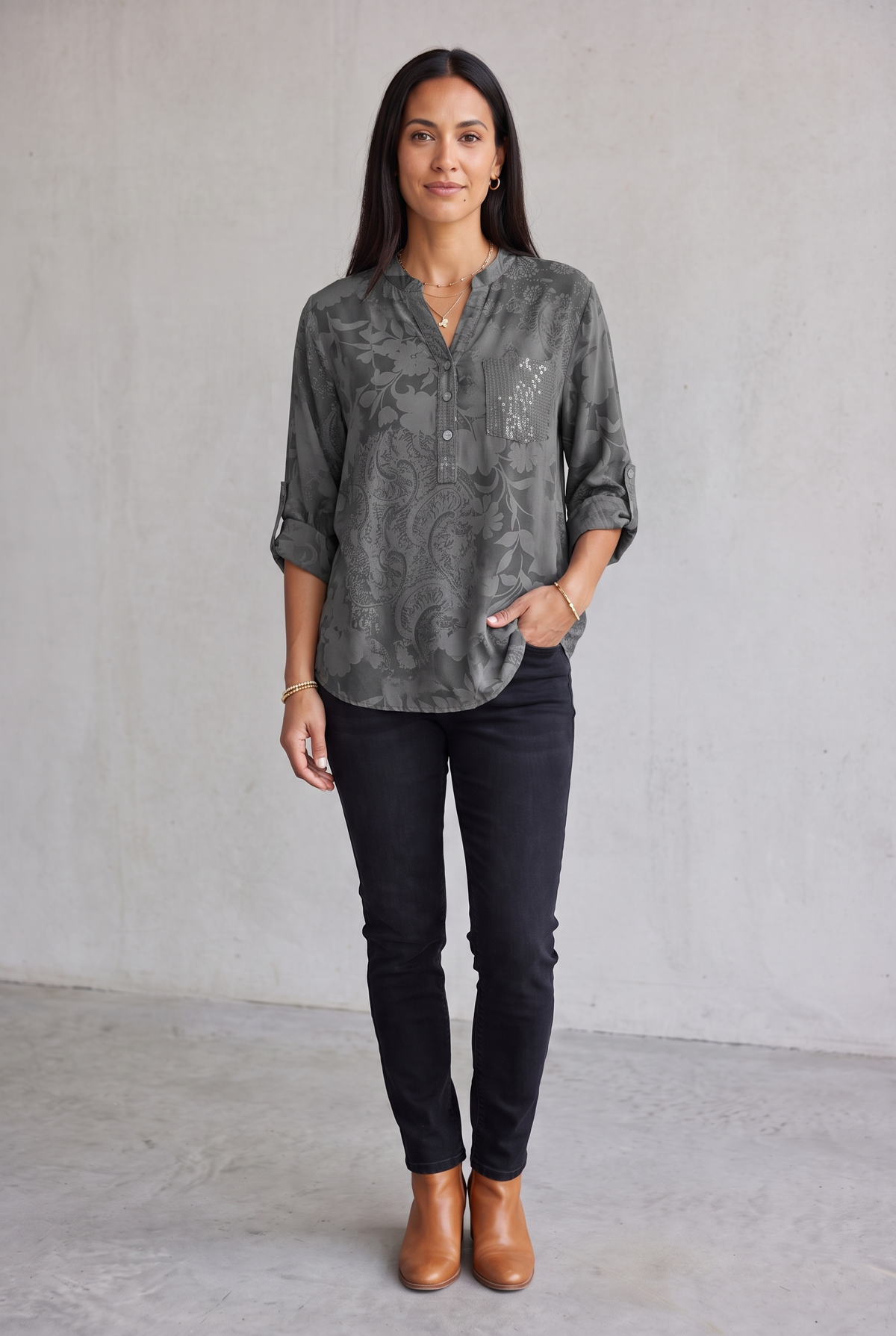 Pauline | Elegant Sequin Top