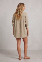 Brooke Lawson | Linen-Look Shirt & Shorts Set For Women