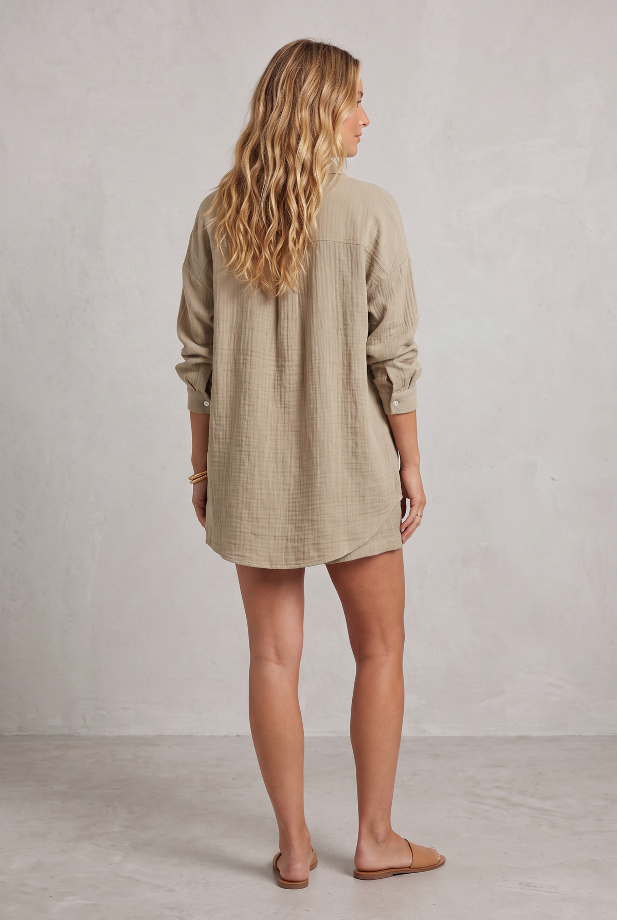 Brooke Lawson | Linen-Look Shirt & Shorts Set For Women