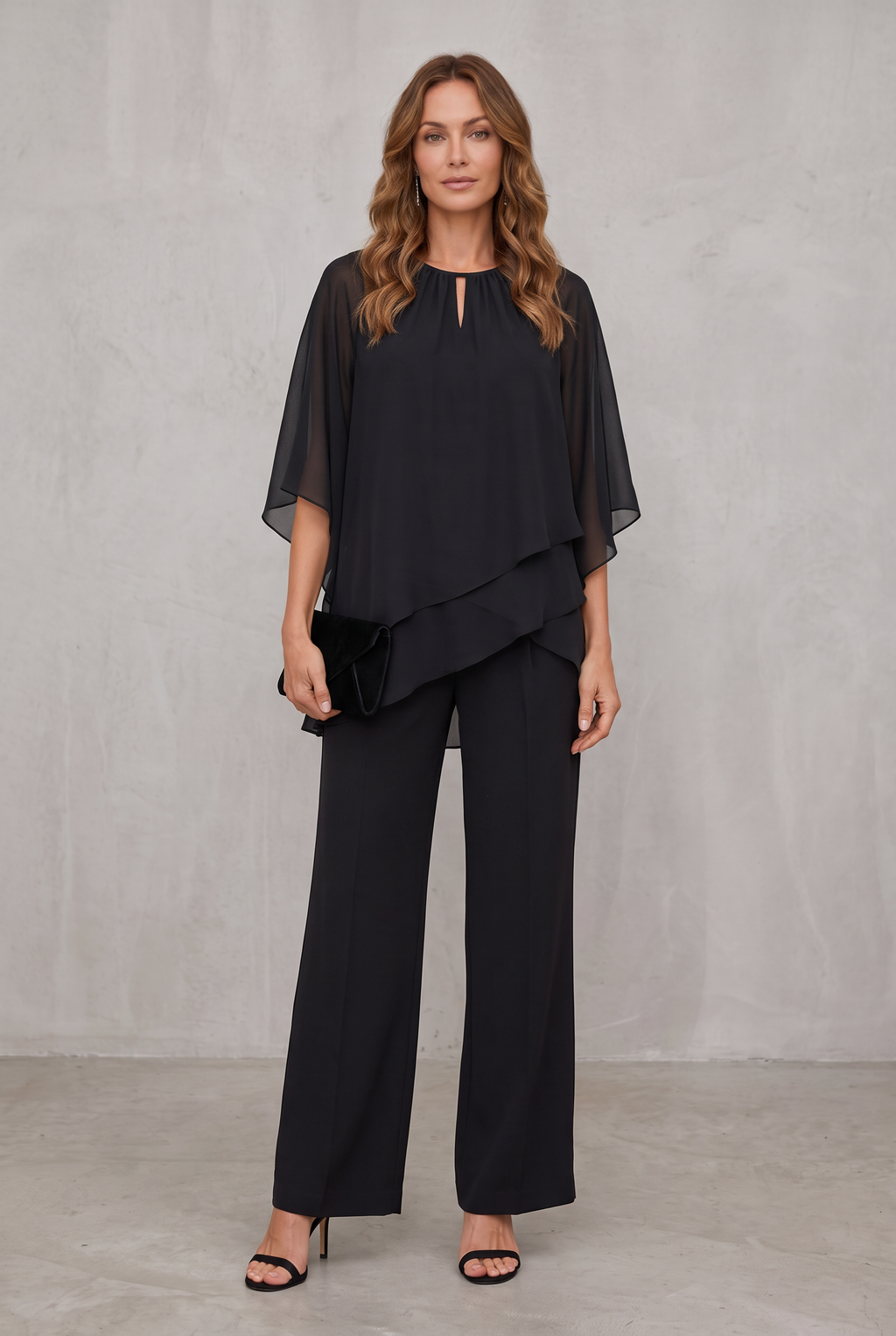 Giovanna Ricci | Elegant Layered Two-Piece Set For Women