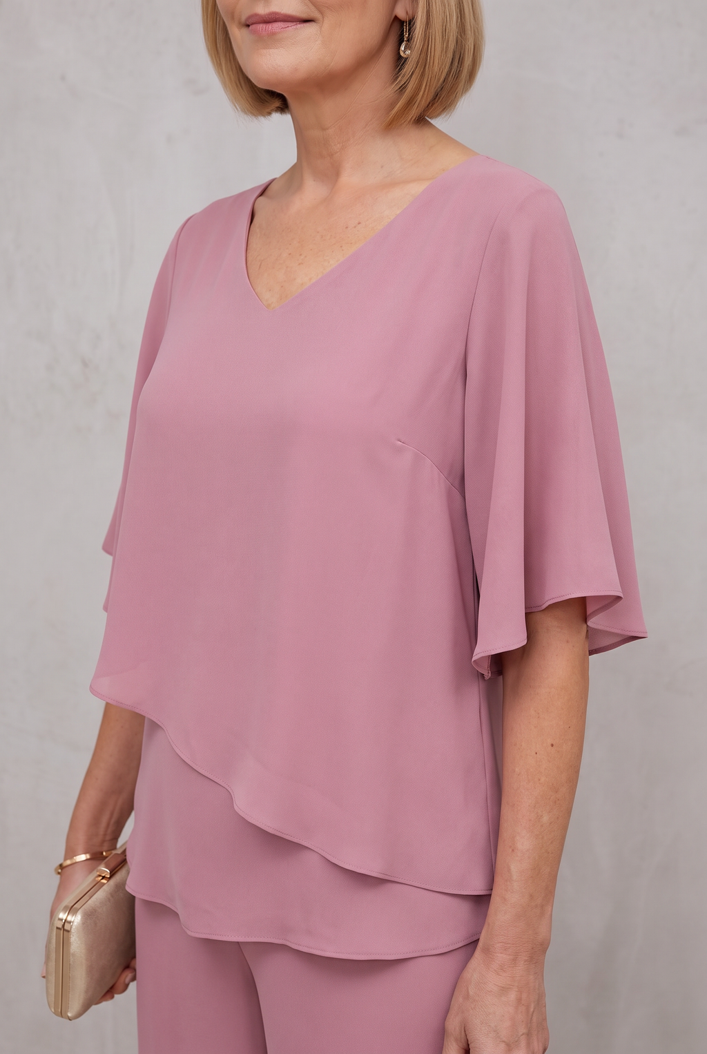 Hannah Sullivan | Elegant Two-Piece Chiffon Set For Women