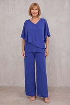 Hannah Sullivan | Elegant Two-Piece Chiffon Set For Women