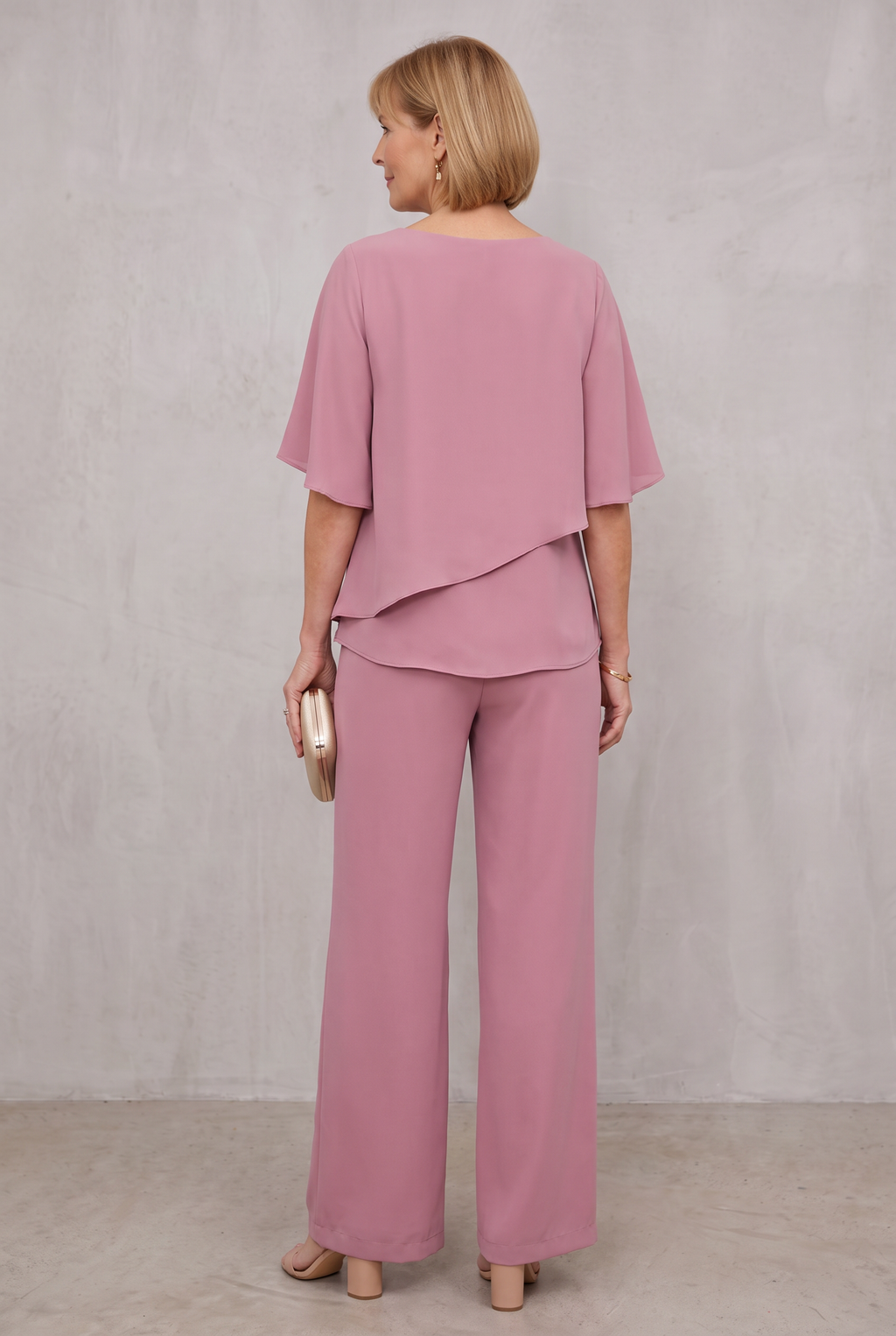 Hannah Sullivan | Elegant Two-Piece Chiffon Set For Women
