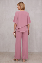 Hannah Sullivan | Elegant Two-Piece Chiffon Set For Women