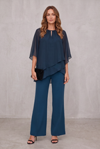 Giovanna Ricci | Elegant Layered Two-Piece Set For Women