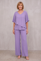 Hannah Sullivan | Elegant Two-Piece Chiffon Set For Women