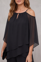 Giovanna Ricci | Elegant Layered Two-Piece Set For Women