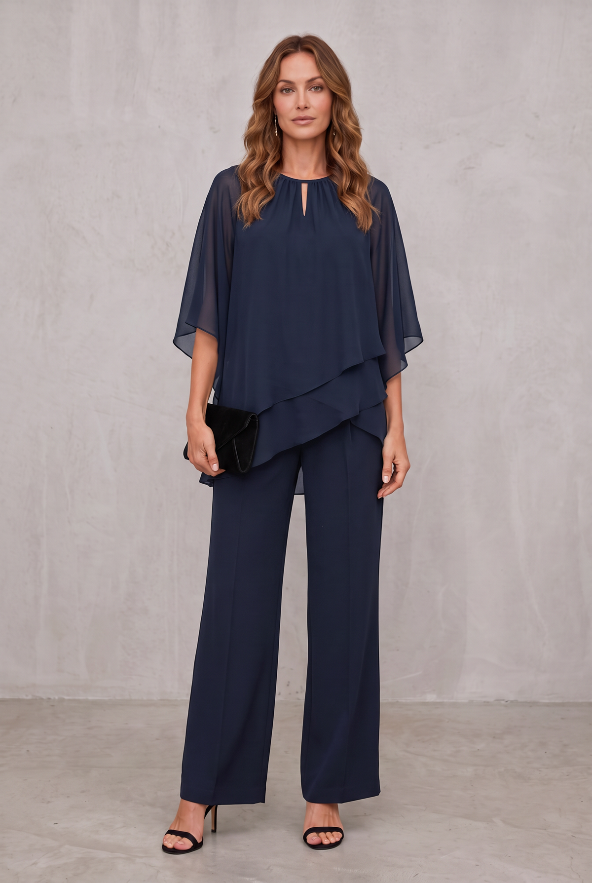 Giovanna Ricci | Elegant Layered Two-Piece Set For Women