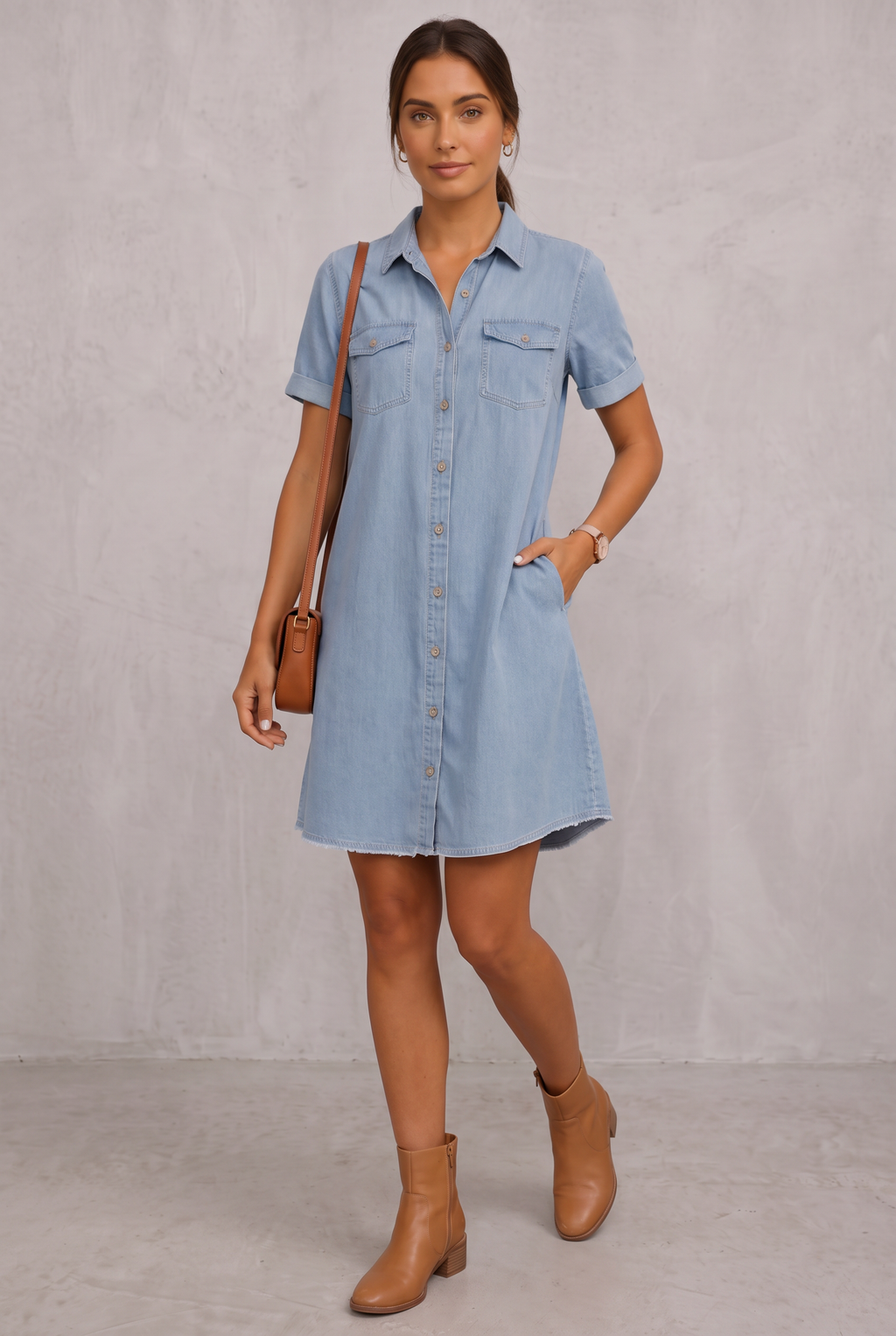 Claire | EasyFit Denim Dress