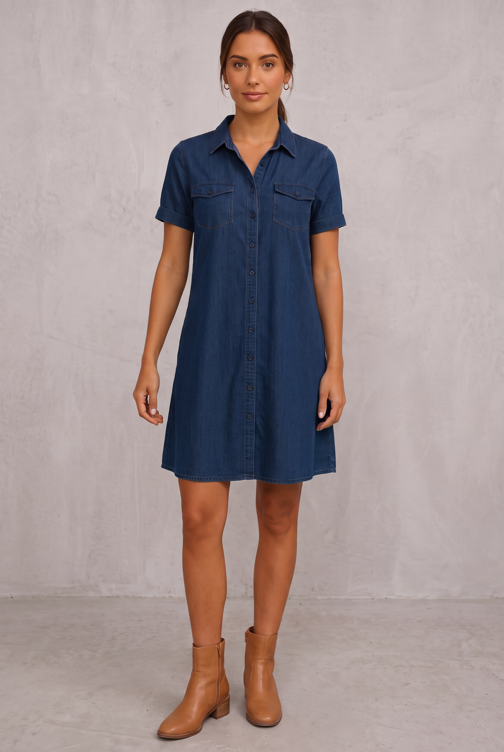 Claire | EasyFit Denim Dress