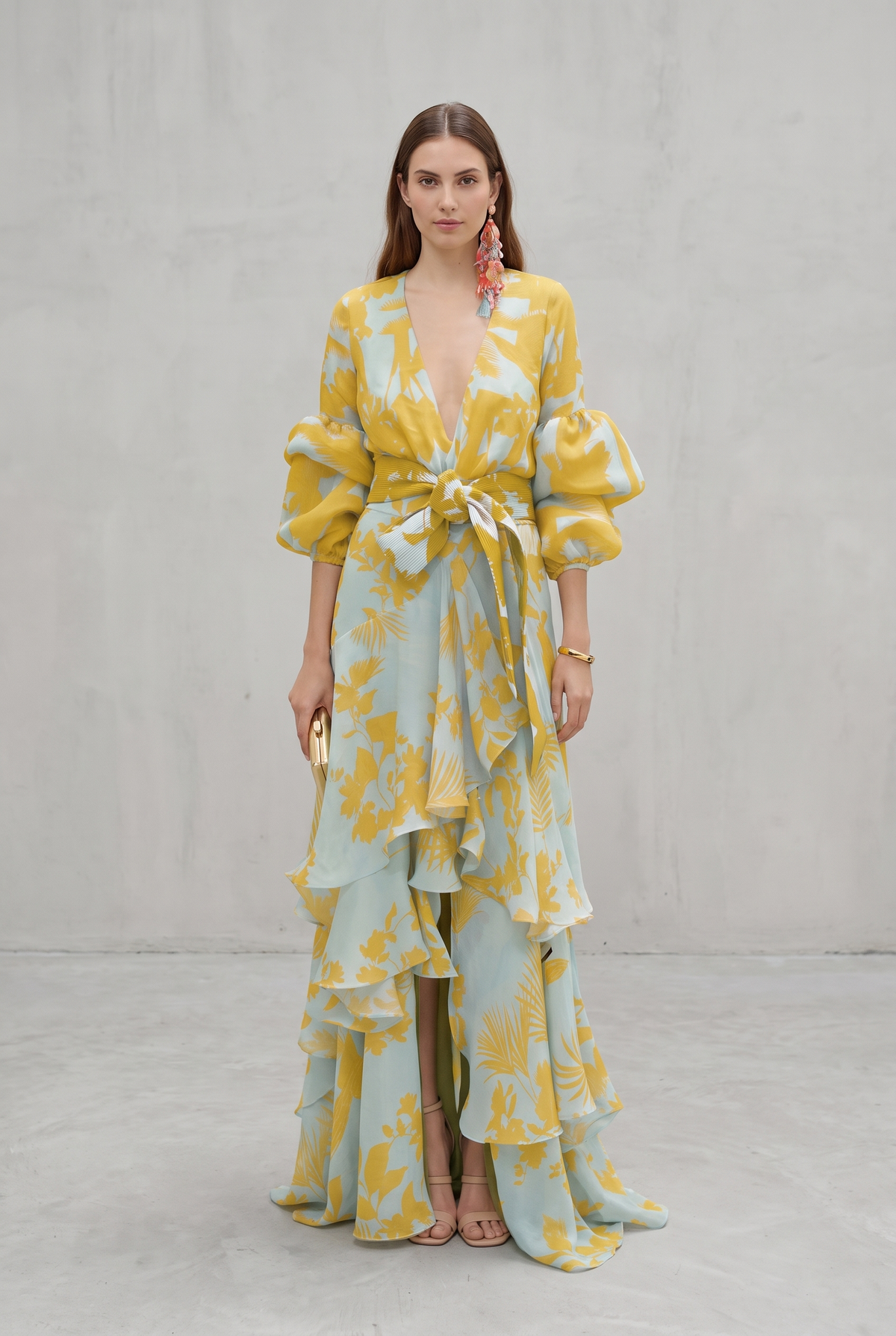 Marie - Chiffon Holiday Dress