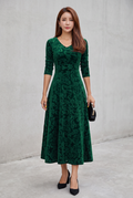Debbie | Velvet Holiday Dress