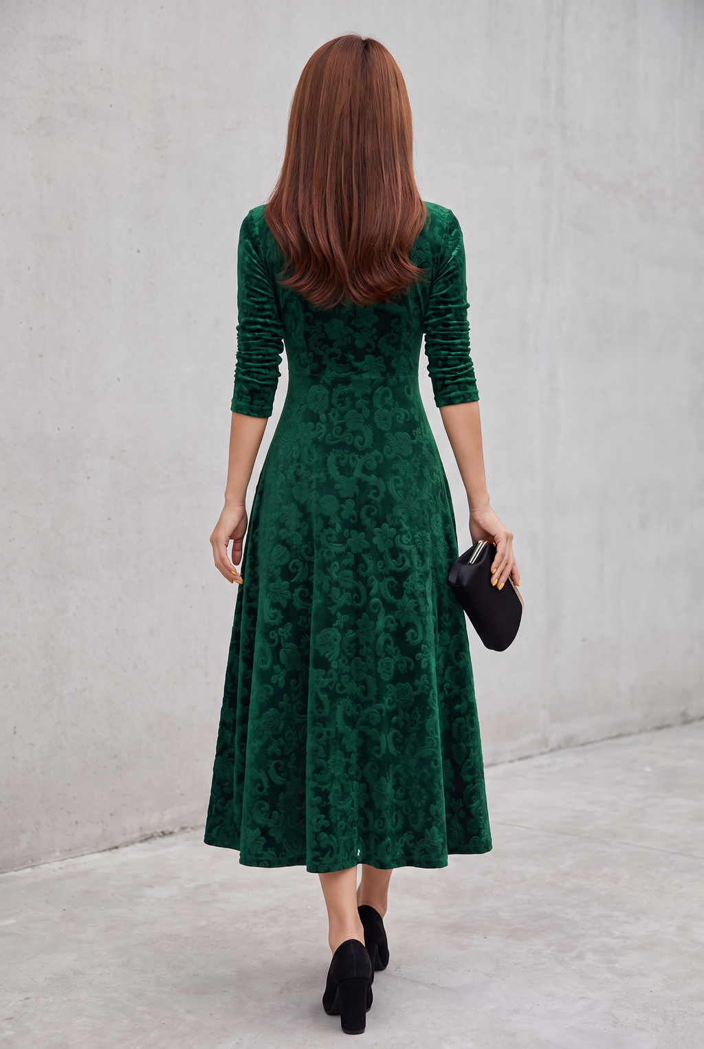 Debbie | Velvet Holiday Dress