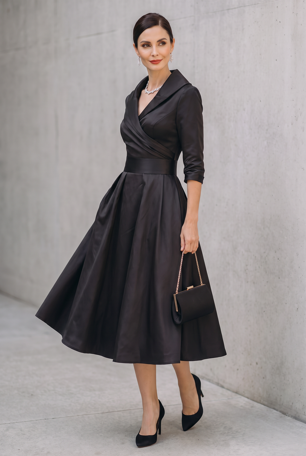 Coraline | Elegant V-Neck Evening Dress