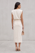Dalia | Midi Dress with Side Slit