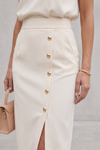 Dalia | Midi Dress with Side Slit