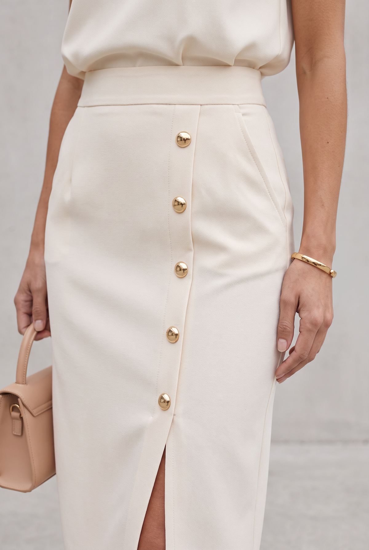 Dalia | Midi Dress with Side Slit