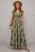Lorena | Flowing Bohemian Maxi Dress