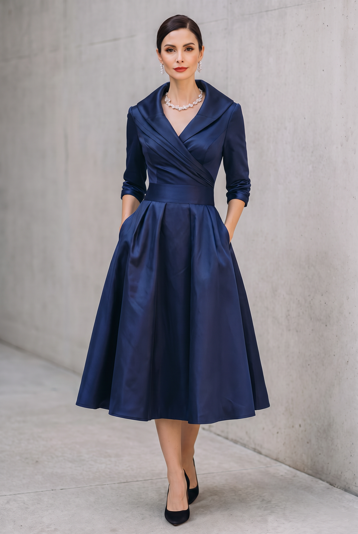 Coraline | Elegant V-Neck Evening Dress