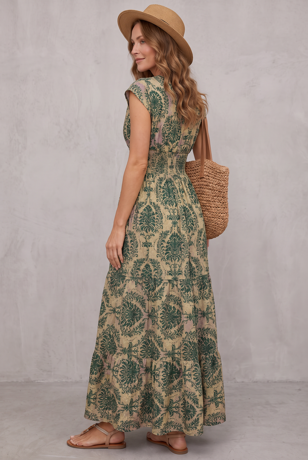 Lorena | Flowing Bohemian Maxi Dress