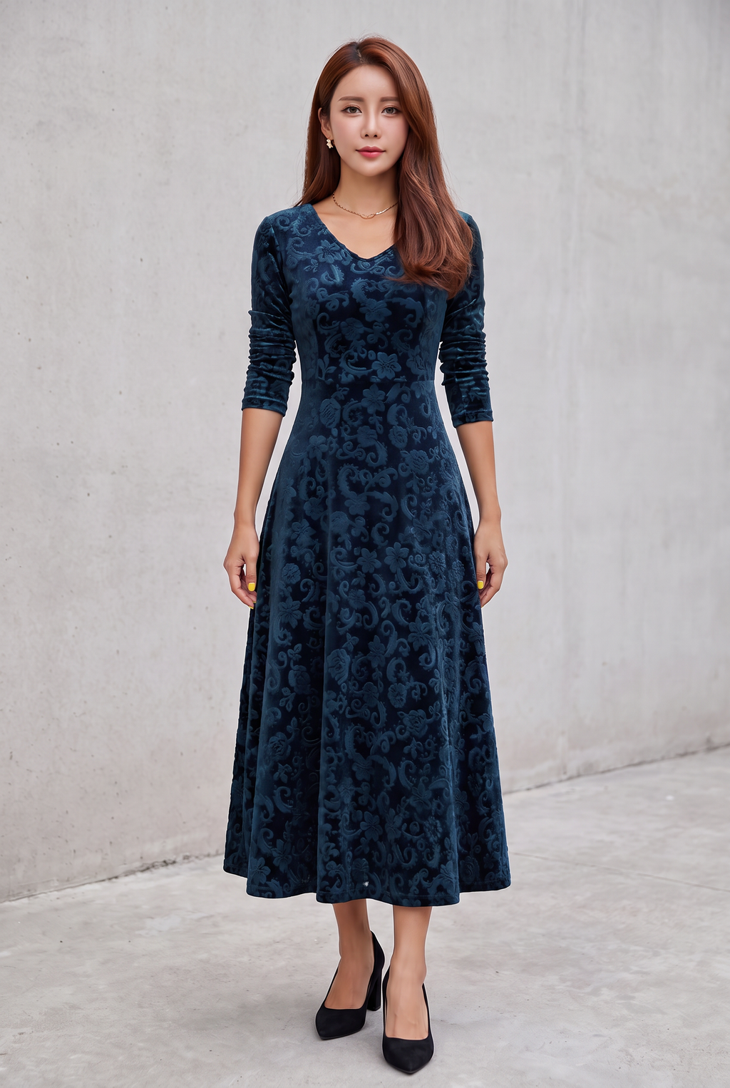 Debbie | Velvet Holiday Dress
