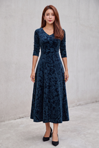 Debbie | Velvet Holiday Dress