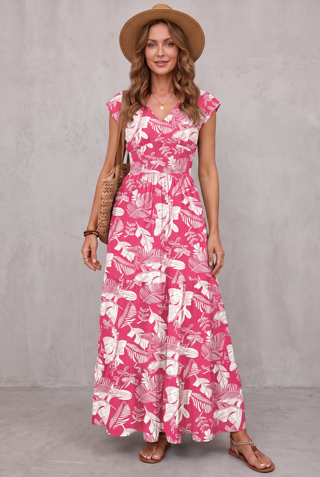 Lorena | Flowing Bohemian Maxi Dress