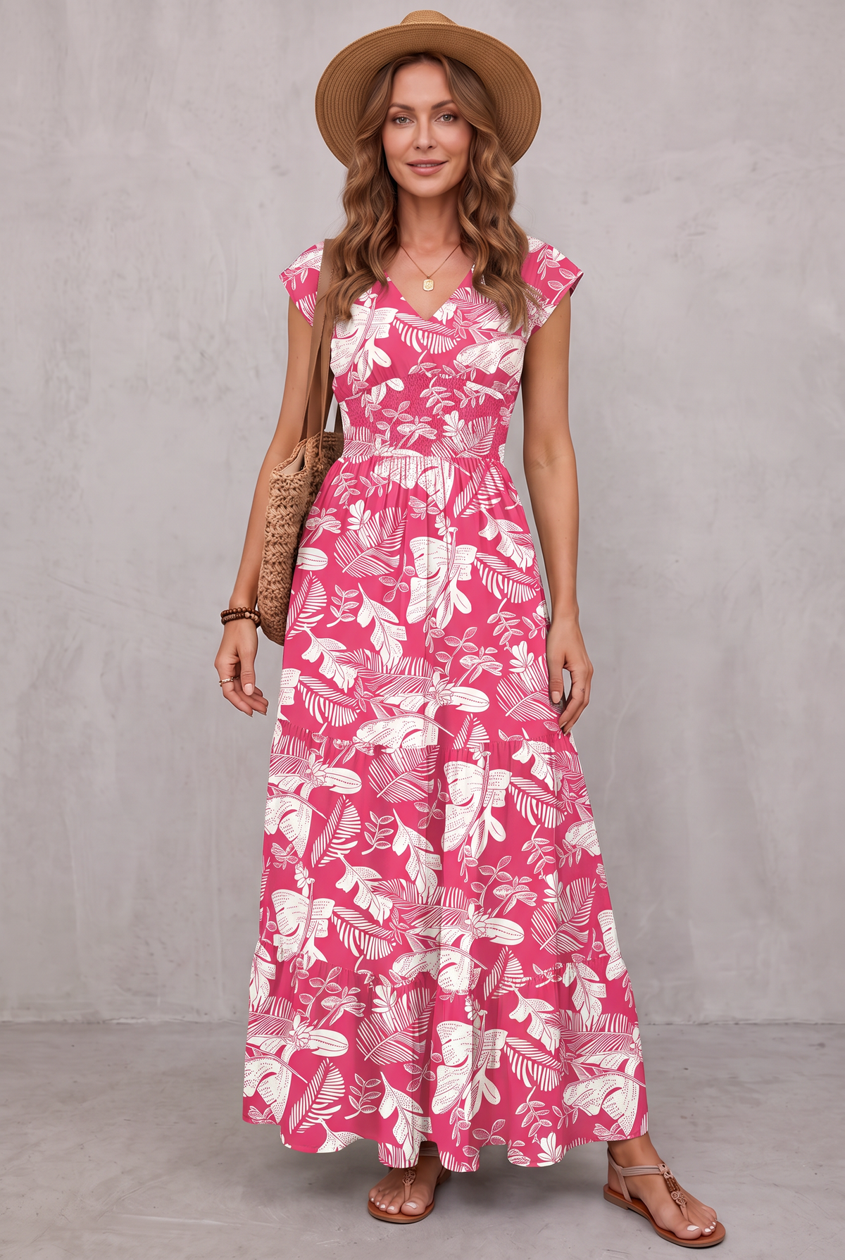Lorena | Flowing Bohemian Maxi Dress