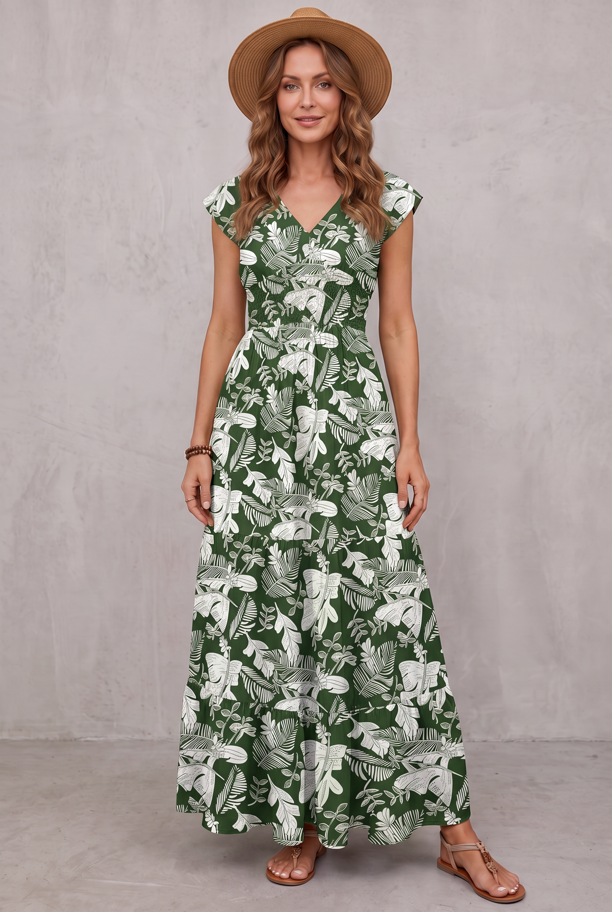 Lorena | Flowing Bohemian Maxi Dress